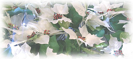 白い花の飾り